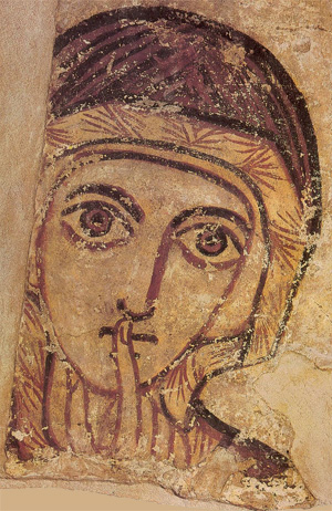 Tempera on plaster, Anonymous (Faras), 8th century, National Museum Warsaw