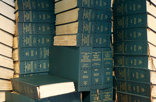 145 Volume of the 1959 World Book Encyclopedia printed in Braille