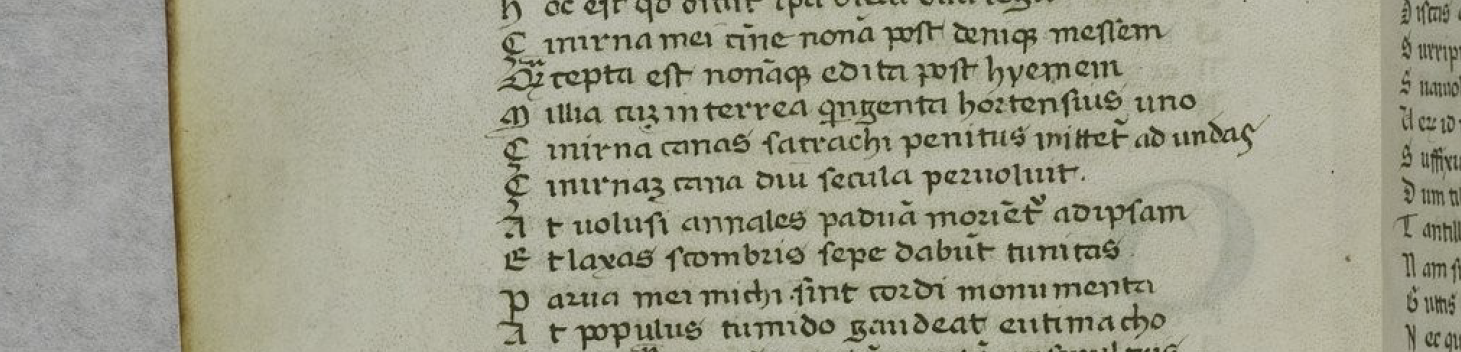 3 Catull 95 Source gallica bnf fr Bibliothèque nationale de France Département des Manuscrits Latin 14137 dated 1375 33v