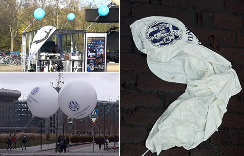 Ballons at TU Delft & Leiden University